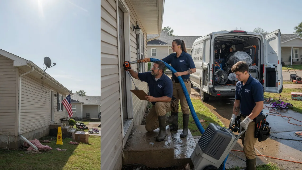 Ceiling Water Damage Restoration in Rivervale, AR near me